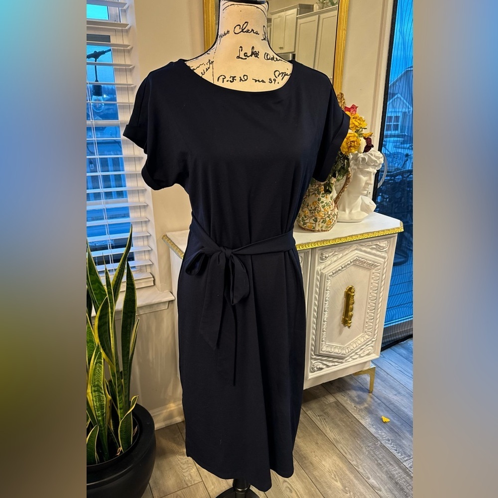 LOFT Elegant dark Blue Dress
